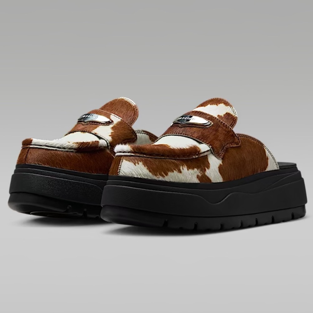 🐄 NIKE AIR JORDAN MULE COW PRINT 🐮